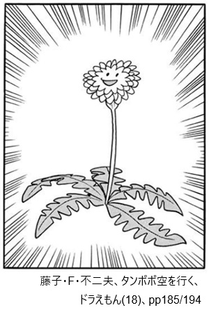 藤子・F・不二夫、タンポポ空を行く、ドラえもん(18)、pp185/194