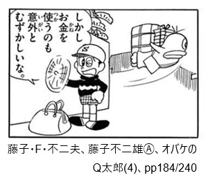 藤子・F・不二夫、藤子不二雄Ⓐ、オバケのQ太郎(4)、pp184/240